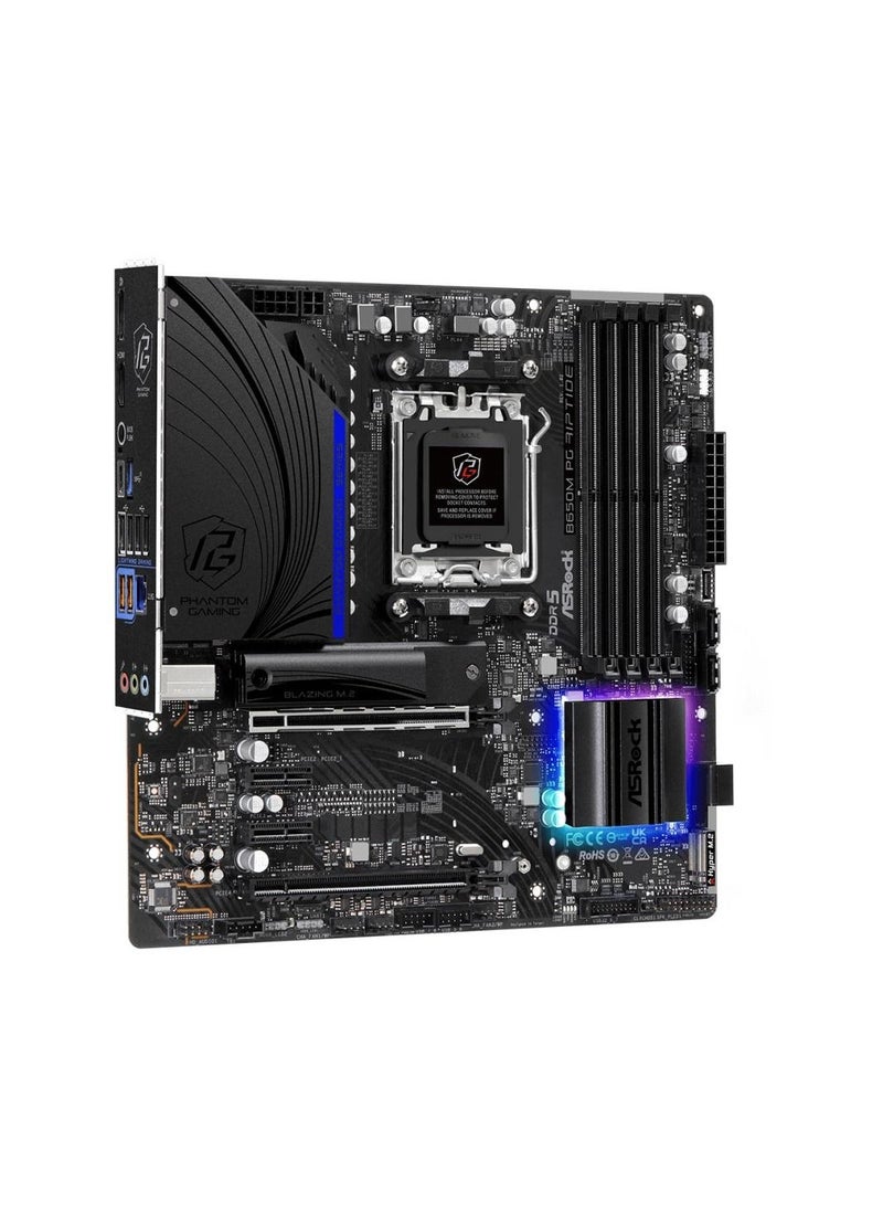 ASRock B650M PG Riptide WiFi AMD 600 Series mATX Motherboard