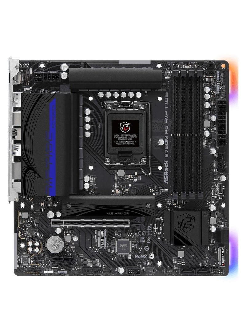 ASRock B760M PG Riptide Intel 700 Series mATX Motherboard