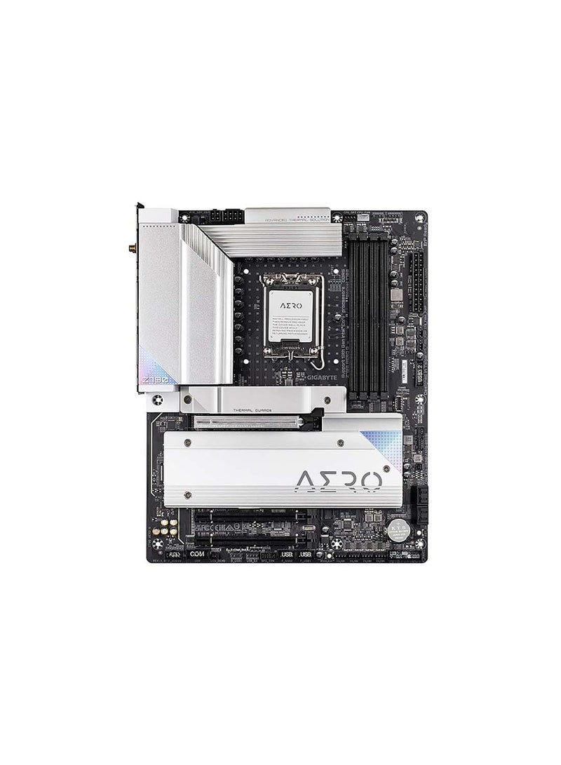 Z790 AERO G LGA1700 ATX Motherboard, Intel Z790 Chiipset, 4x DDR5 DIMM Up to 192GB Memory, Wi-Fi 6E / 2.5GbE LAN / BT 5.3, 5x M.2, PCIe 5.0, USB 3.2 Gen2x2 Type-C, HDMI / DP Grey