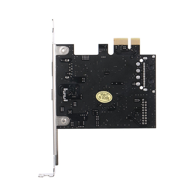 19 Pin PCI-E To USB 3.1 Type-C Expansion Card Black/Silver