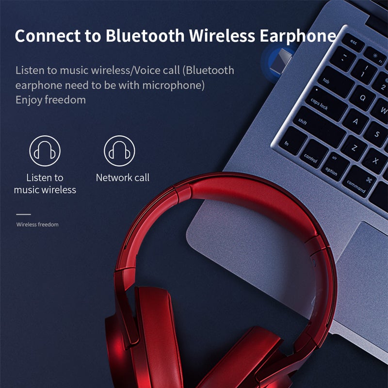 Blueooth Wireless Adapter USB WiFi Network Card Blue