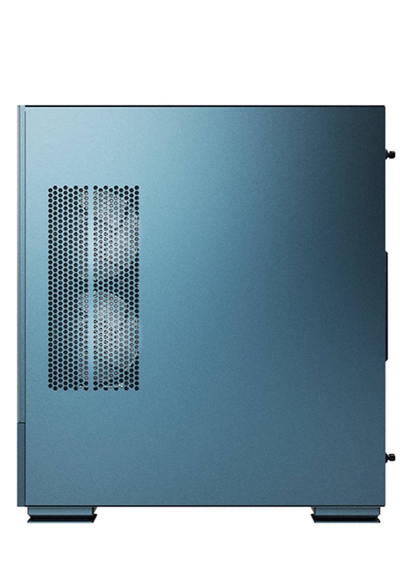 Montech Sky Two, Dual Tempered Glass, 4X PWM ARGB Fans Pre-Installed, ATX Gaming Mid Tower Computer Case, Type C, High Airflow Performance- Morocco Blue