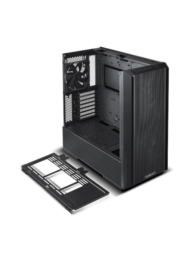 Lancool 216 RGB Mid-Tower Alloy Steel Computer Case/Gaming Cabinet - Black | Support E-ATX/ATX/Micro-ATX/Mini-ITX | Pre-Installed 3 Front and Rear Fans