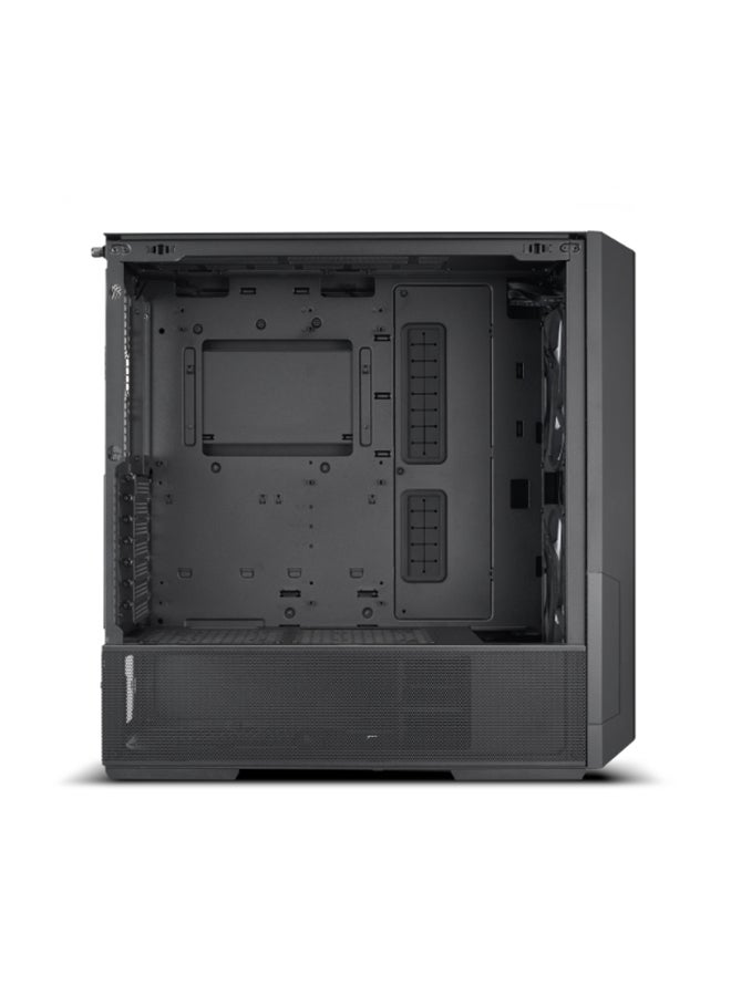 Lancool 216 RGB Mid-Tower Alloy Steel Computer Case/Gaming Cabinet - Black | Support E-ATX/ATX/Micro-ATX/Mini-ITX | Pre-Installed 3 Front and Rear Fans