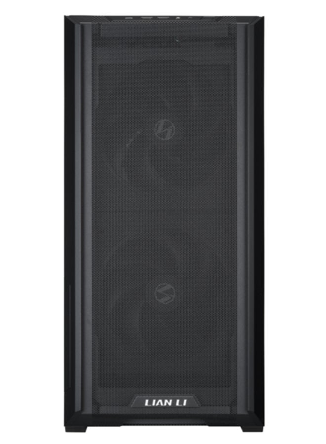 Lancool 216 RGB Mid-Tower Alloy Steel Computer Case/Gaming Cabinet - Black | Support E-ATX/ATX/Micro-ATX/Mini-ITX | Pre-Installed 3 Front and Rear Fans