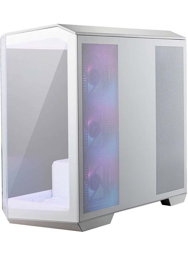 MAG PANO M100R PZ Micro ATX Gaming Case, 270° Pano Temp Glass Panel, 4* aRGB Fans & Up to 360mm AIO, 1x 2.5