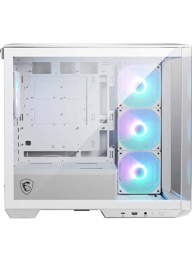 MAG PANO M100R PZ Micro ATX Gaming Case, 270° Pano Temp Glass Panel, 4* aRGB Fans & Up to 360mm AIO, 1x 2.5