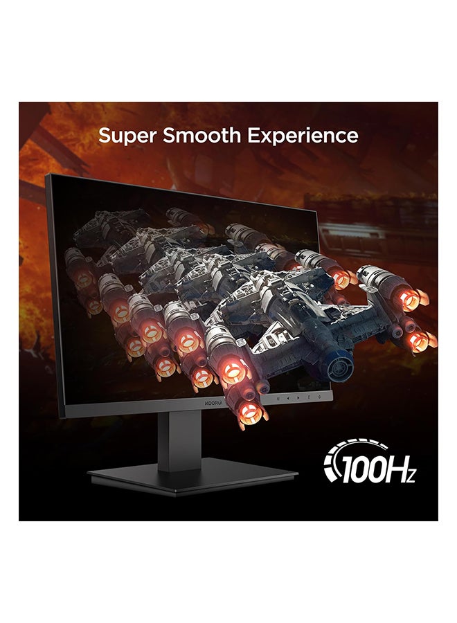 24-Inch Full HD IPS Monitor 1920 x 1080, 100Hz Refresh Rate, 5ms Response Time, sRGB 99% Color Gamut, 16.9 Screen Ratio, 16.7m Maximum Color, Built-in Speaker, Tilt Adjustable, VESA Compatible, HDMI and VGA, Eye Protection, Free-sync, G-sync Compatible | P02