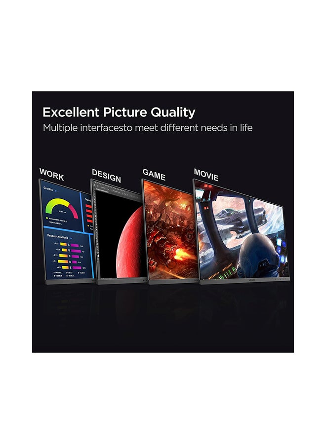 24-Inch Full HD IPS Monitor 1920 x 1080, 100Hz Refresh Rate, 5ms Response Time, sRGB 99% Color Gamut, 16.9 Screen Ratio, 16.7m Maximum Color, Built-in Speaker, Tilt Adjustable, VESA Compatible, HDMI and VGA, Eye Protection, Free-sync, G-sync Compatible | P02