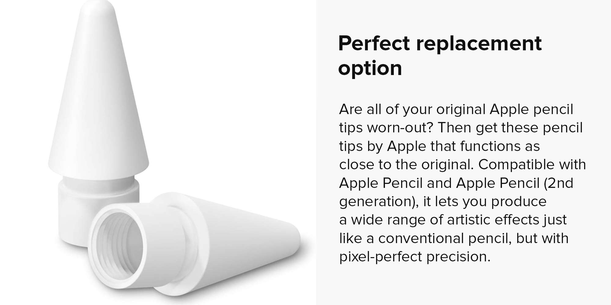 Apple Pencil Tips - 4 pack White