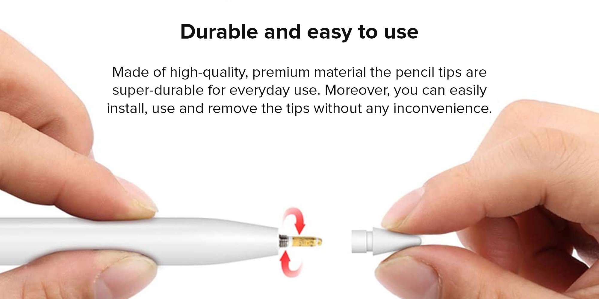 Apple Pencil Tips - 4 pack White