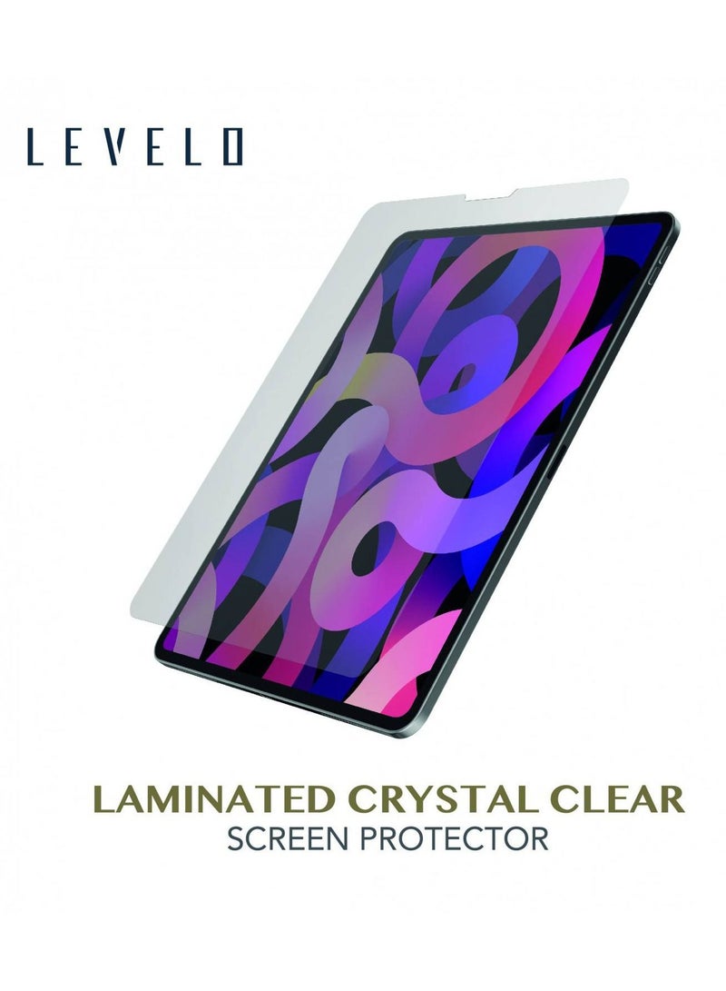 Laminated Crystal-Clear Tempered Glass Screen Protector For iPad Air 4th Generation 2020 (10.9