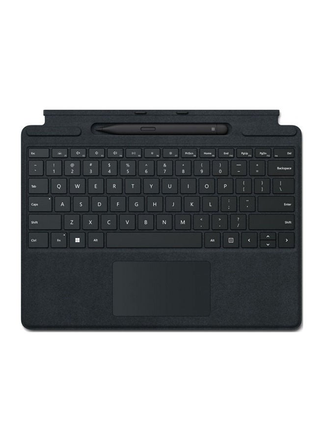 Surface Pro 9 /  8 / Pro X - Signature Type Cover Black And Slim Pen 2 Black