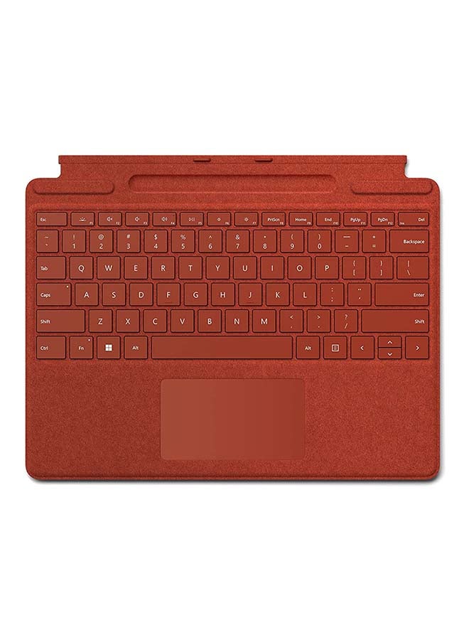 Surface Pro 8 Or Pro X - Signature Type Cover With Slim Pen 2 Red