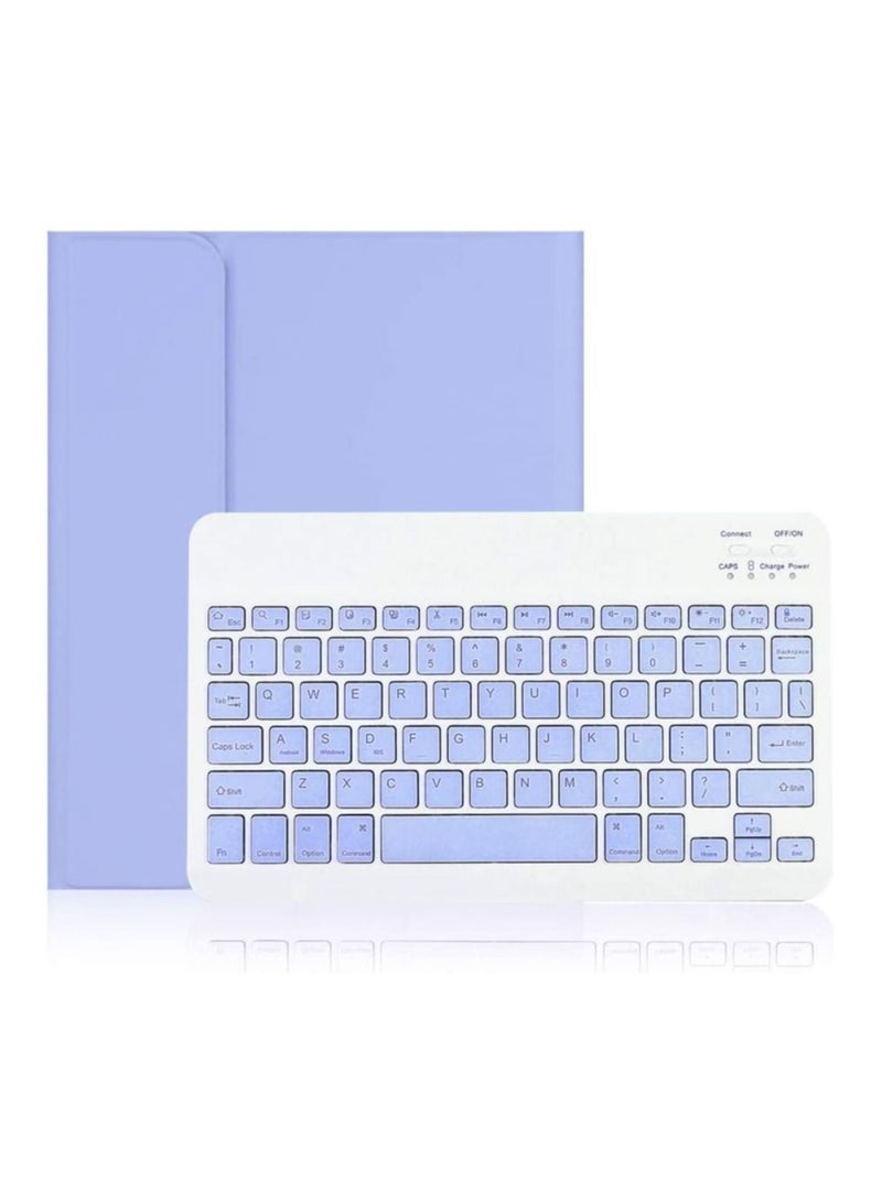 Arabic and English Keyboard Case for iPad Air 5th Gen 2022/iPad Air 4th Gen 2020 10.9 Inch/iPad Pro 11 inch(2022/2021/2020/2018)/iPad  Air 6th Gen M2 2024, Detachable Wireless Keyboard Pencil Holder Slim Leather Smart Cover with Mouse