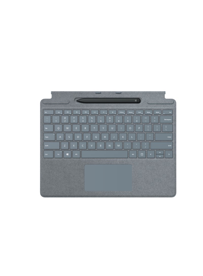 Surface Pro Signature Keyboard with Microsoft Surface Slim Pen 2 Ice Blue