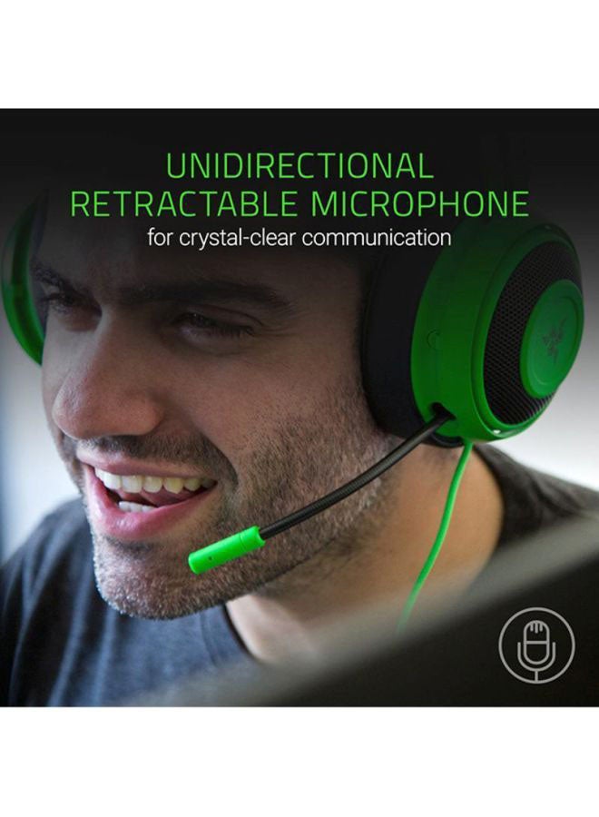 Kraken Gaming Headset: Lightweight Aluminum Frame, Retractable Noise Isolating Microphone, For PC, PS4, PS5, Switch, Xbox One, Xbox Series X & S And Mobile With 3.5 mm Audio Jack