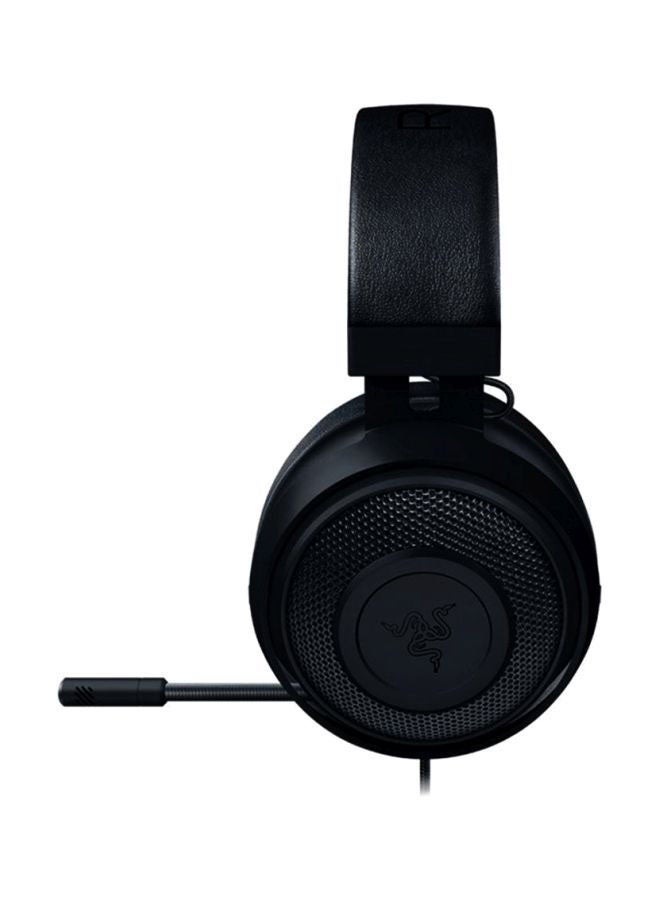 Kraken Gaming Headset: Lightweight Aluminum Frame - Retractable Noise Isolating Microphone - For PC, PS4, PS5, Switch, Xbox One, Xbox Series X & S, Mobile - 3.5 mm Headphone Jack - Classic Black