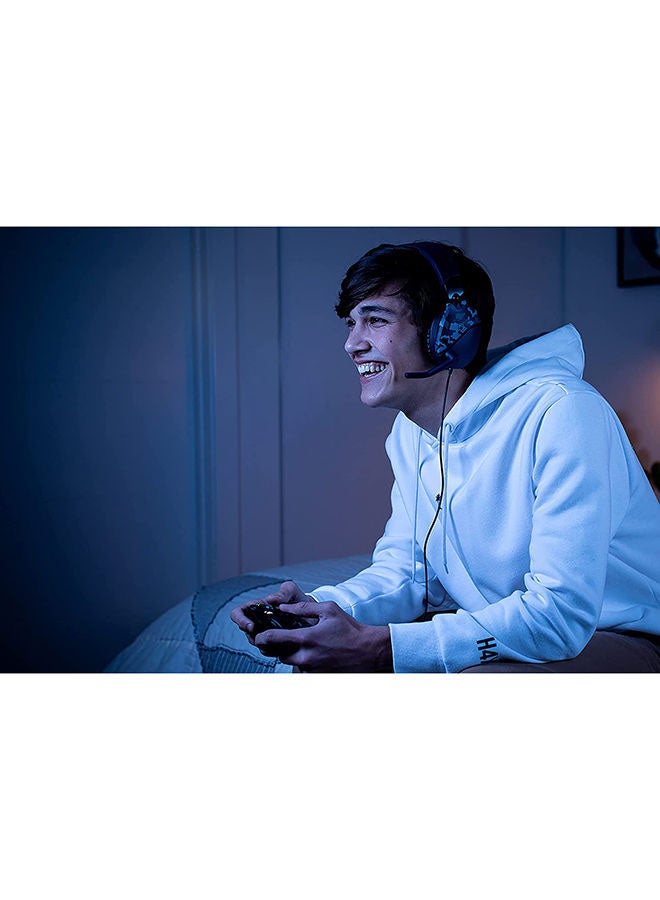 Turtle Beach Recon 70 Blue Camo Gaming Headset - FLIP-UP To Mute Microphone - Lightweight Comfort - for PlayStation 5, PS4 Pro & PS4, Xbox One & Xbox Series X|S, Nintendo Switch, and Mobile