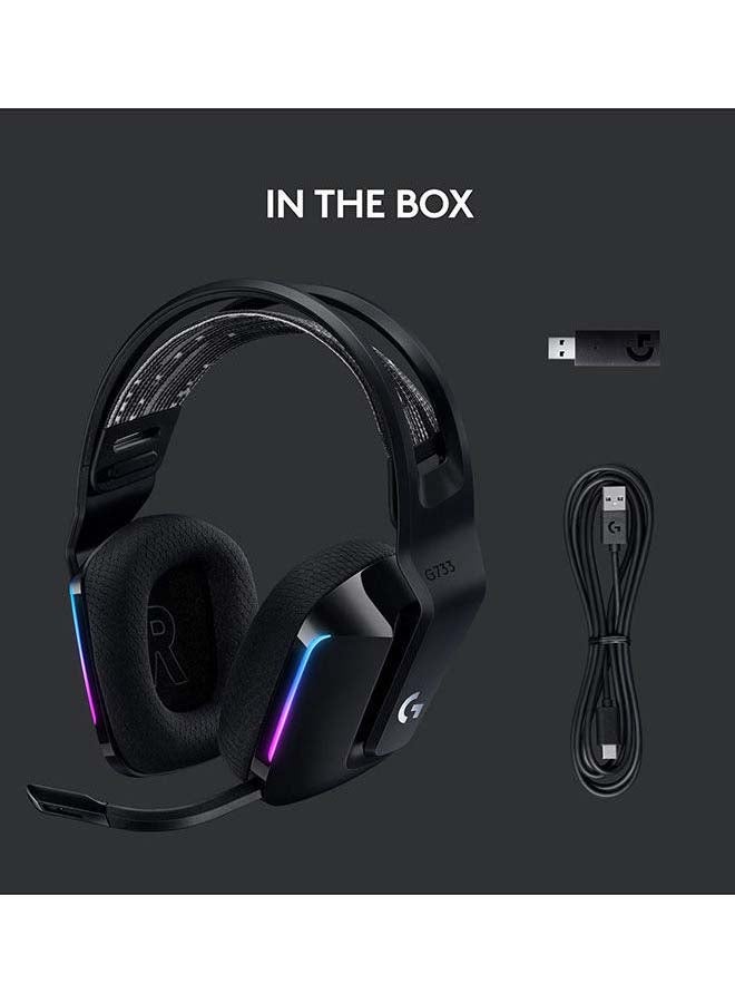 G733 Lightspeed Wireless Gaming Headset With Suspension Head Band, Lightsync RGB, Blue Voice Mic Technology And PRO-G Audio Drivers