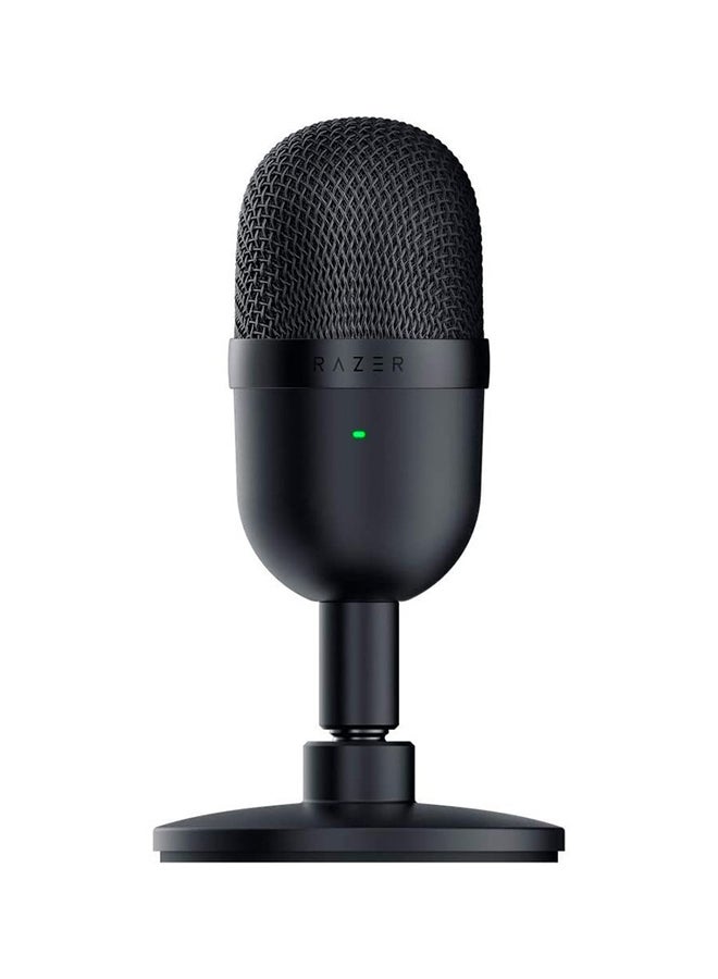 Razer Seiren Mini Ultra Compact Condenser Microphone, Ultra-Precise Supercardioid Pickup Pattern, Professional Recording Quality, Ultra-Compact Build, Shock Resistant -  Black