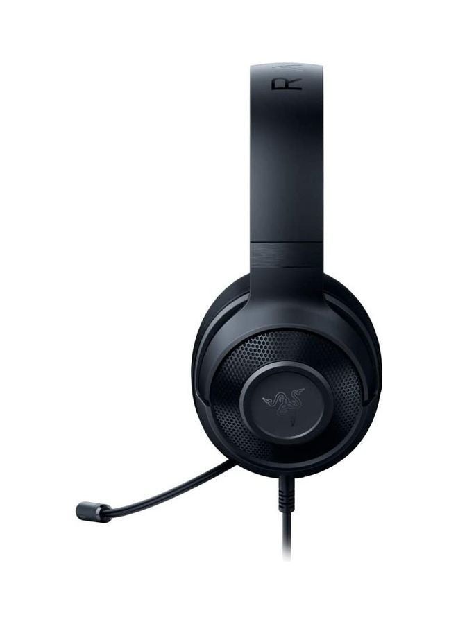 Kraken X Lite Ultralight Gaming Headset: 7.1 Surround Sound Capable - Lightweight Frame - Bendable Cardioid Microphone - for PC, Xbox, PS4, Nintendo Switch - Classic Black | RZ04-02950100-R381