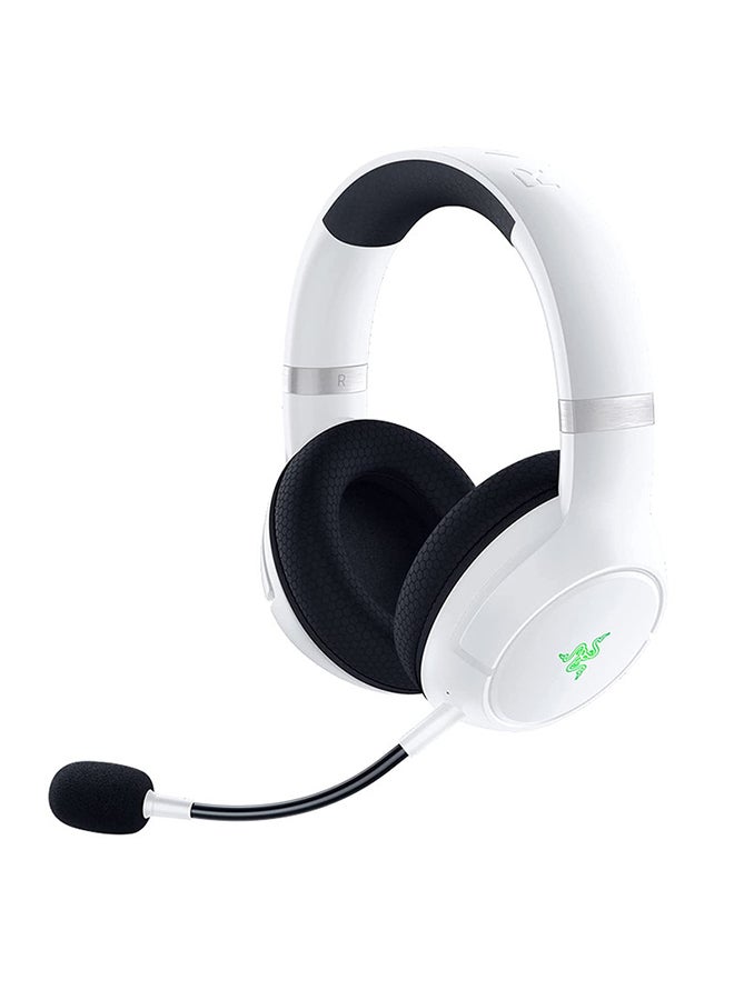 Razer Kaira Pro Wireless Gaming Headset For Xbox Series X|S, Xbox One, Triforce Titanium 50Mm Drivers, Supercardioid Mic, Dedicated Mobile Mic, Bluetooth 5.0 - White