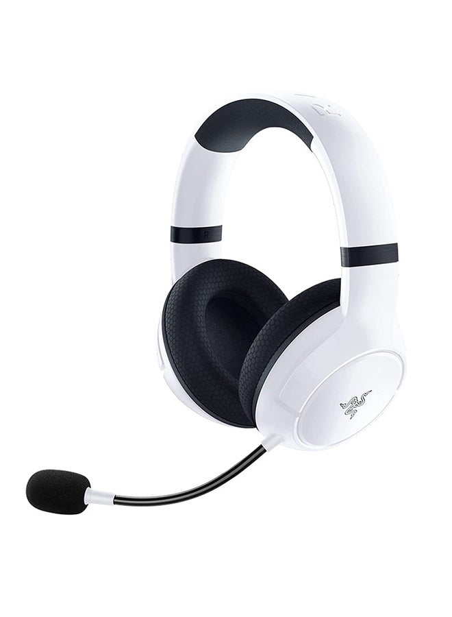 Razer Kaira for Xbox Wireless Gaming Headset, Razer TriForce Titanium 50mm Drivers, Razer HyperClear Cardioid Mic, Breathable memory foam ear cushions - White