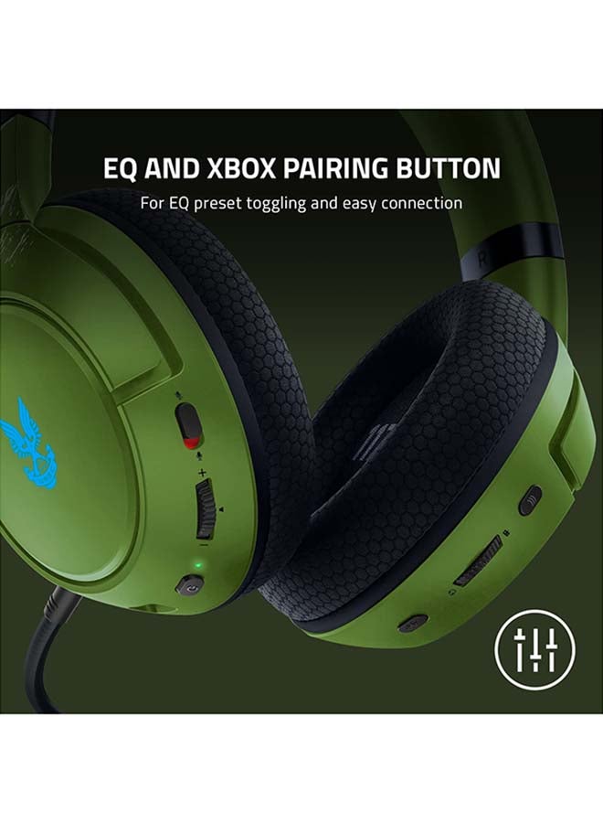 Kaira Pro Wireless Gaming Headset for Xbox Series X|S, Xbox One: Triforce Titanium 50mm Drivers - Dedicated Mobile Mic - EQ Pairing - Xbox Wireless & Bluetooth 5.0 - Halo Infinite