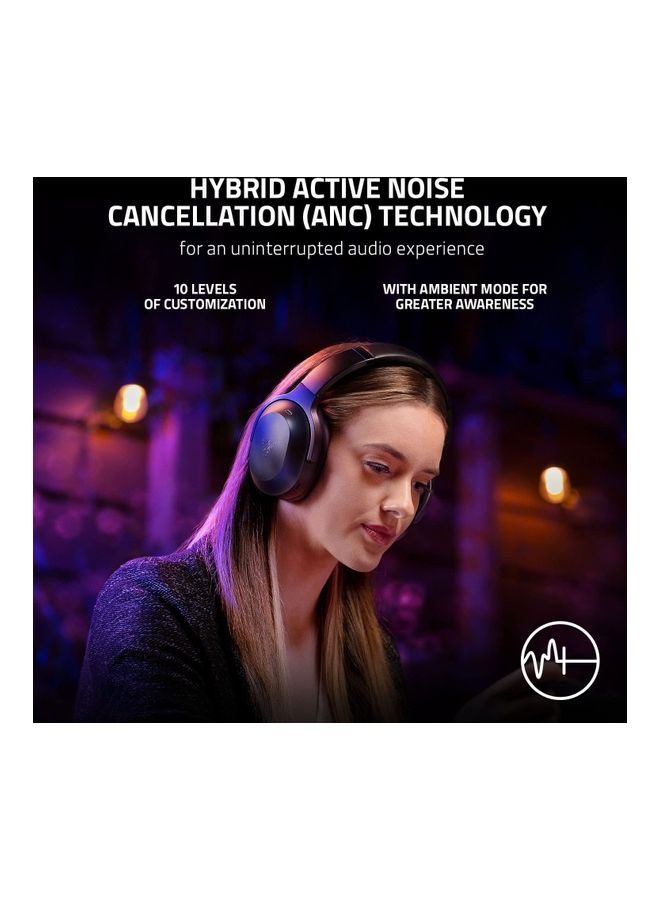 Barracuda Pro Wireless Gaming & Mobile Headset (PC, PlayStation, Switch, Android, iOS): Hybrid ANC - 2.4GHz Wireless + Bluetooth - THX AAA - 50mm Drivers - Integrated Mic - 40 Hr Battery - Black