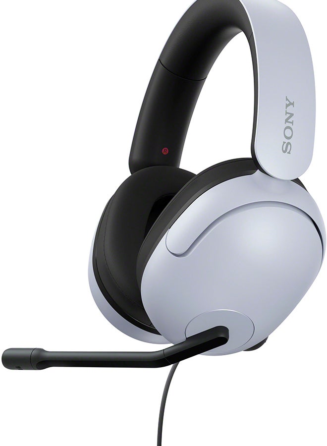 Inzone H3 Wired Gaming Headset, Over ear Headphones with 360 Spatial Sound, MDR G300, Headphone White- H3