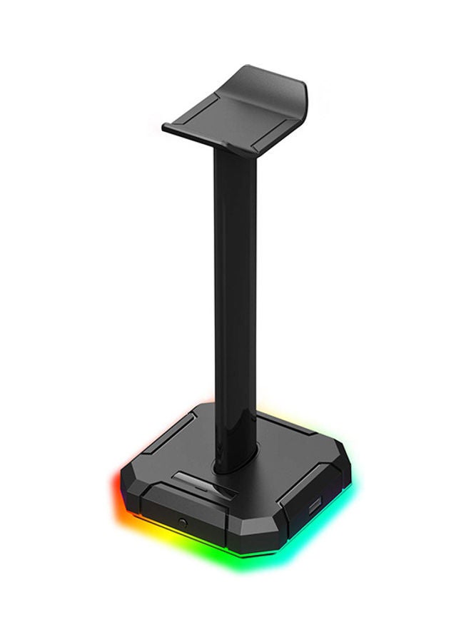 HA300 SCEPTER Pro RGB Backlit Gaming Headphone Stand with 10 RGB Lighting Modes and 4 USB Ports