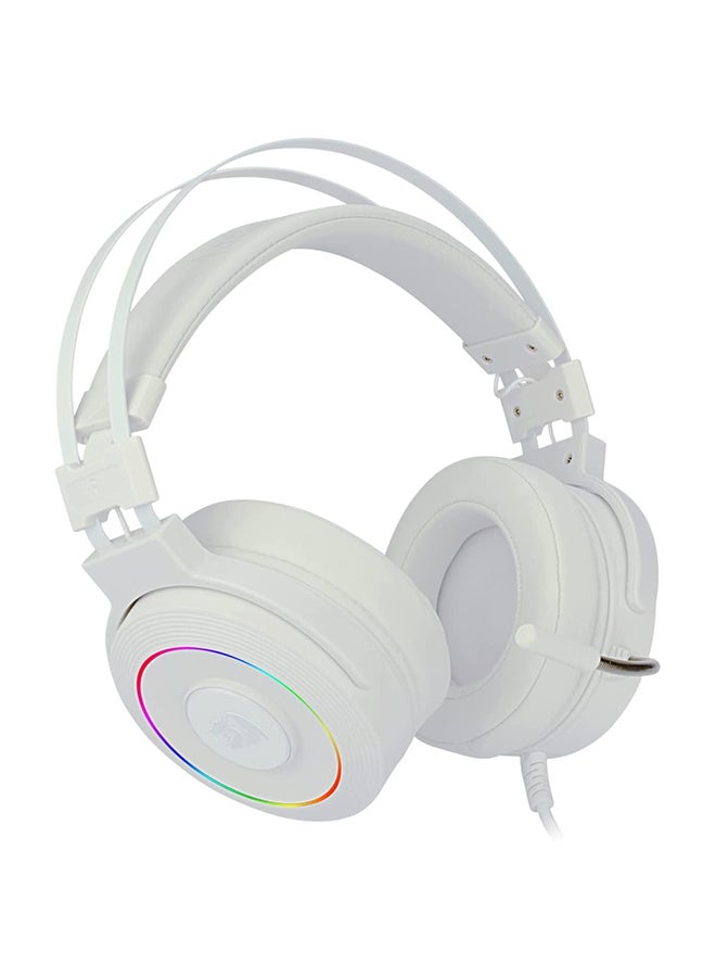 Redragon LAMIA 2 white, USB RGB Gaming Headset w/stand