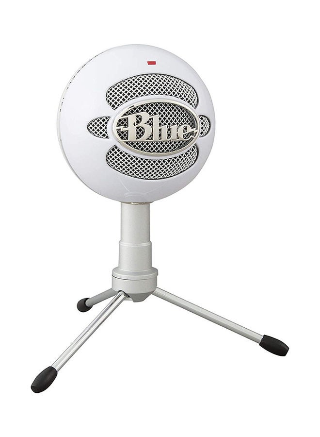 Logitech Blue Snowball iCE Plug and Play USB Microphone - White