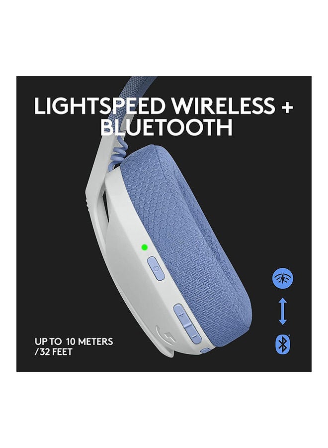 Logitech G435 LIGHTSPEED & Bluetooth Wireless Gaming Headset - White