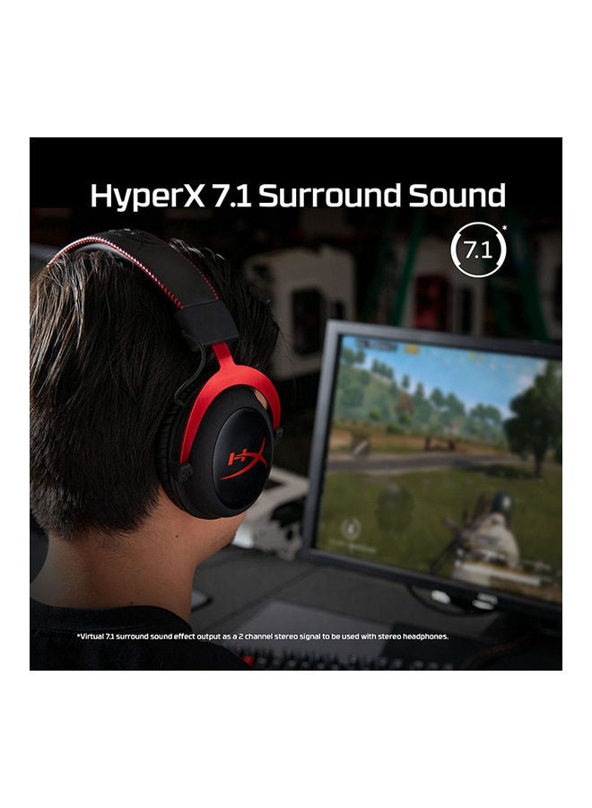 HyperX Cloud II Red PS4 Gaming Headset