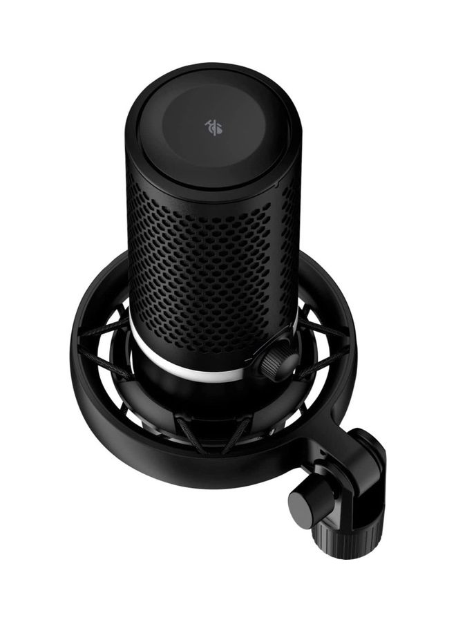 Rgb Usb Condenser Microphone For Pc Ps5 Ps4 Mac Low Profile Shock Mount Cardioid Omnidirectional Pop Filter