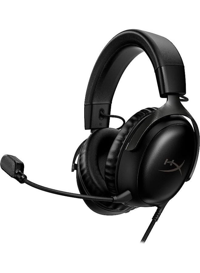 Cloud III – Wired Gaming Headset, PC, PS5, Xbox Series X|S, Angled 53mm Drivers, DTS, Memory Foam, Durable Frame, Ultra-Clear 10mm Mic, USB-C, USB-A With 3.5mm