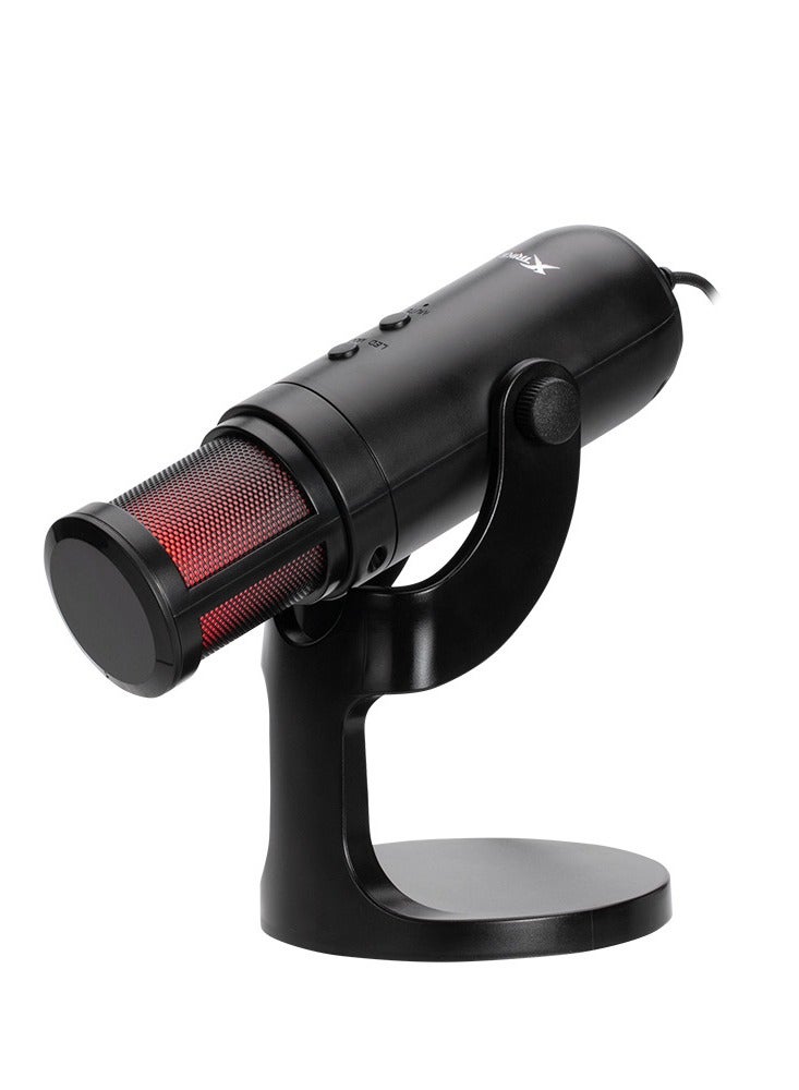 Gaming Microphone - RGB Backlight Wired Mic for Gamers and Content Creators