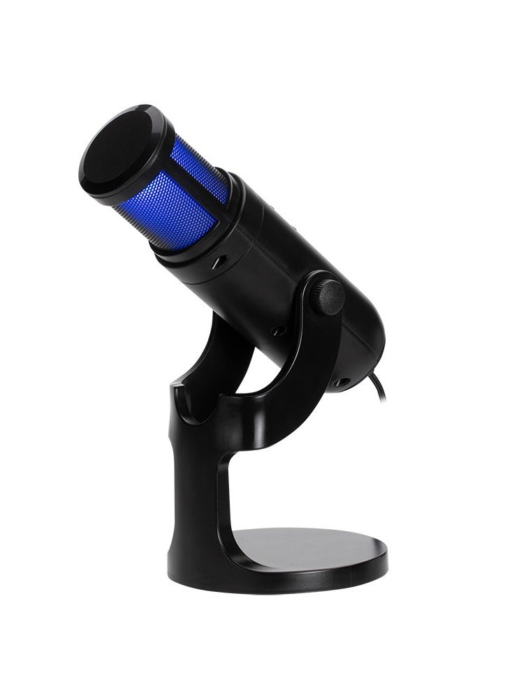Gaming Microphone - RGB Backlight Wired Mic for Gamers and Content Creators