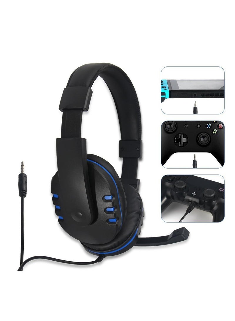 Gaming Headphone Surround Sound Capable Lightweight Frame Bendable Cardioid Microphone For PC And PS4