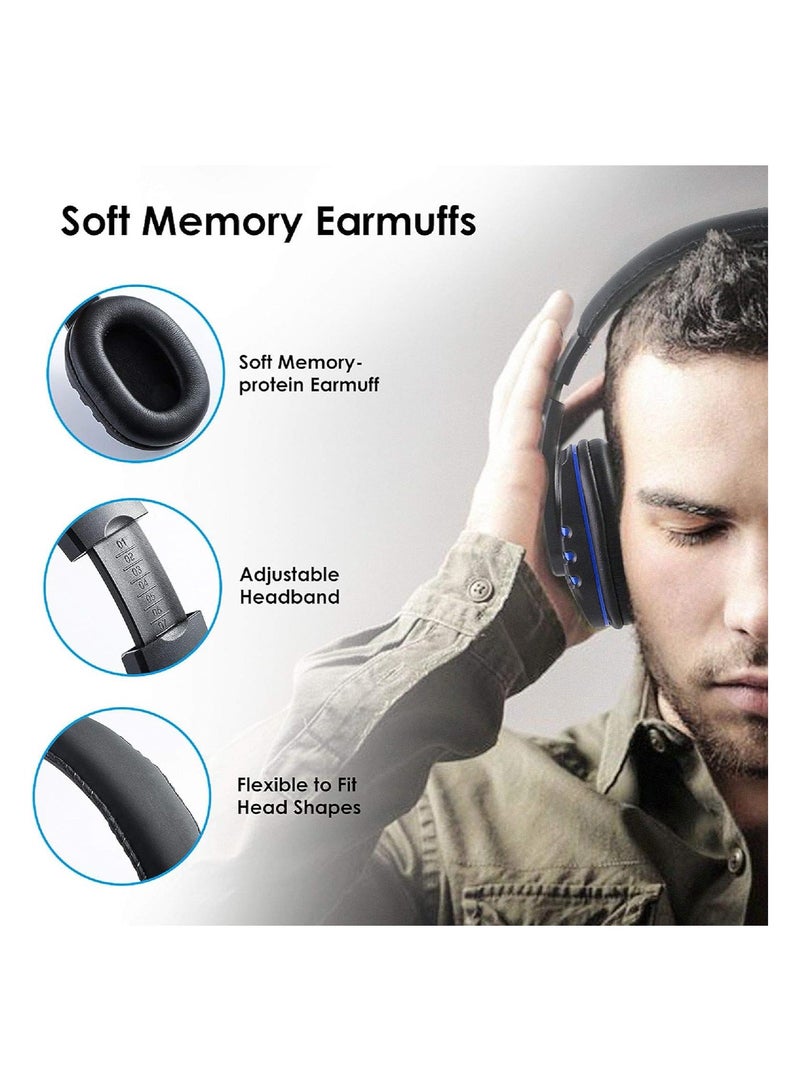Gaming Headphone Surround Sound Capable Lightweight Frame Bendable Cardioid Microphone For PC And PS4