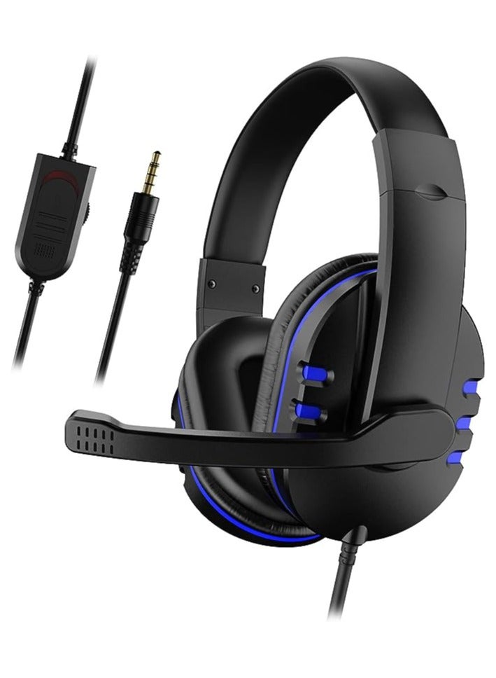 Gaming Headphone Surround Sound Capable Lightweight Frame Bendable Cardioid Microphone For PC And PS4