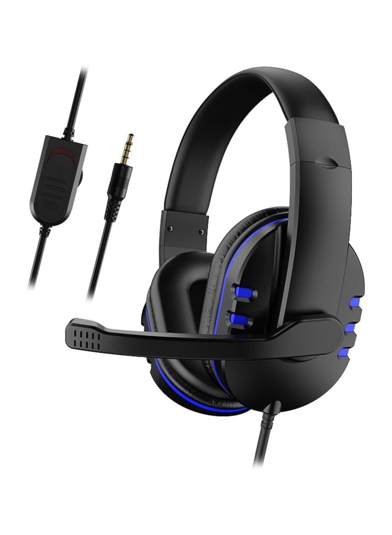 Gaming Headphone Surround Sound Capable Lightweight Frame Bendable Cardioid Microphone For PC And PS4
