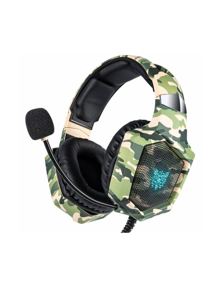 K8 Gaming Wired Headset With Microphone For PS4/PS5/ZOne/X Series/Switch/PC
