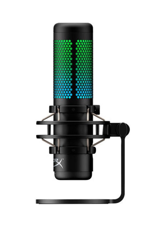 QuadCast S – RGB USB Condenser Microphone, For PC/PS5/PS4 and Mac, Anti-Vibration Shock Mount, Four Polar Patterns, Pop Filter, Stunning RGB Microphone for Streamers and Content Creators, Black | 4P5P7AA