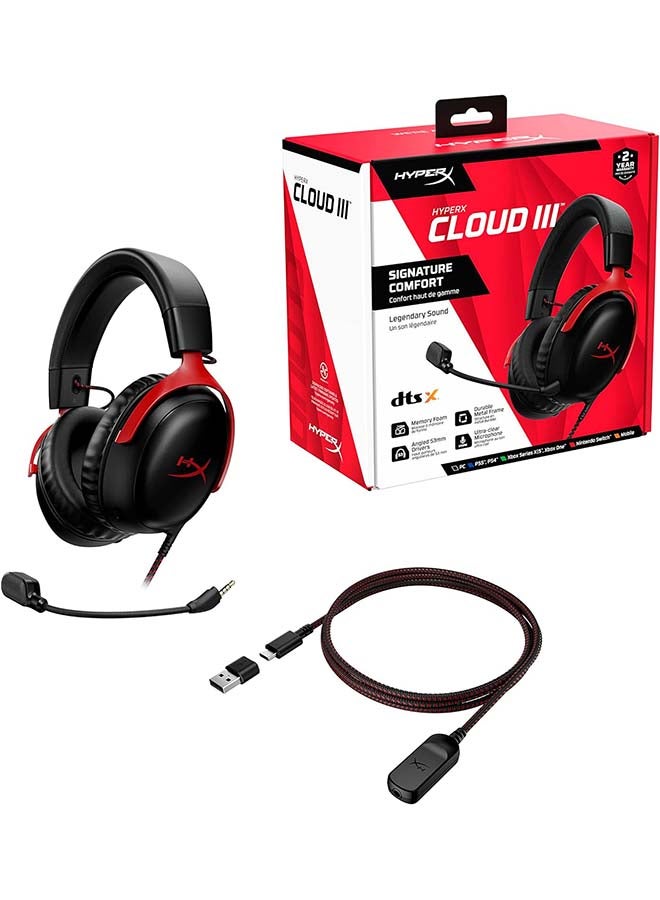 HyperX Cloud III  Wired Gaming Headset