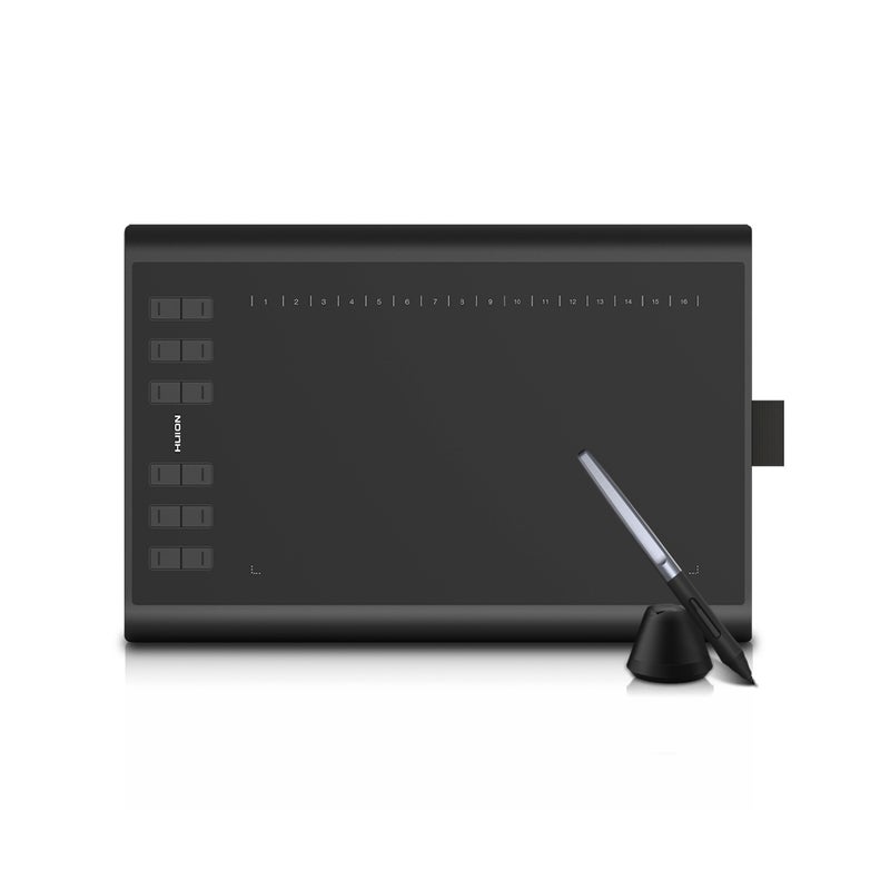 H1060P Graphic Drawing Tablet Black