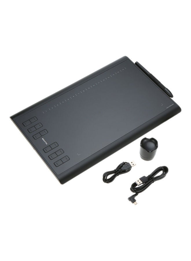 Professional Graphics Drawing Tablet Black