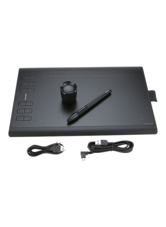 Professional Graphics Drawing Tablet Black